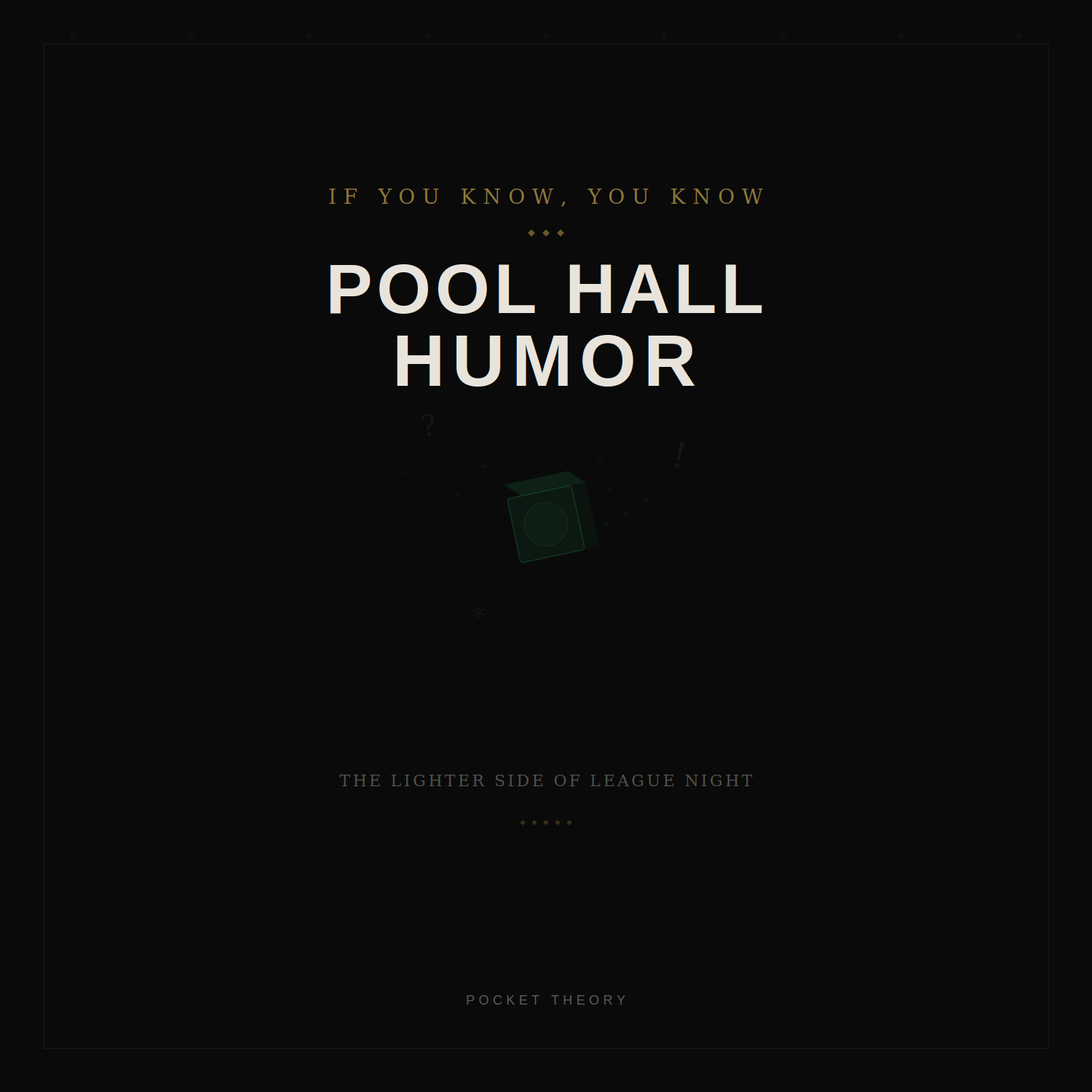 Pool Hall Humor